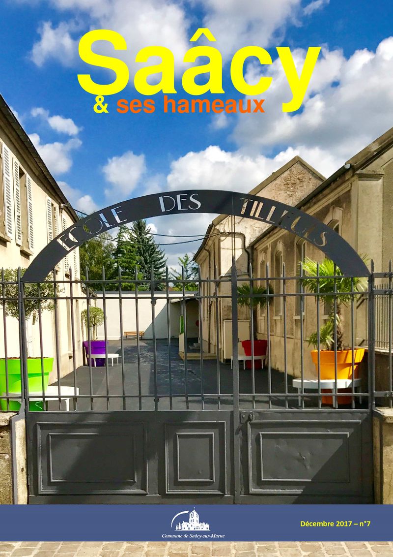 1er de couverture bulletin municipal n°7 Saacy