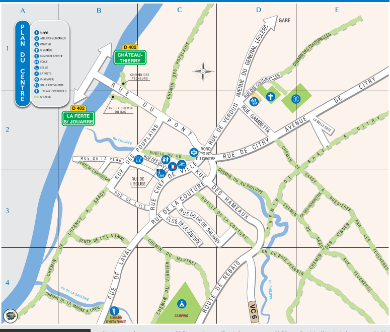 plan du village